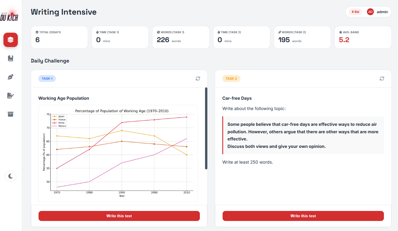 Teacher Feedback Interface